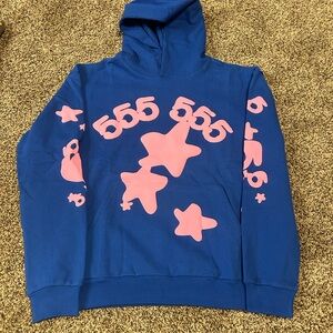Beluga blue sp5der hoodie